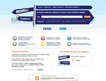 Tablet Screenshot of encontracambuci.com.br